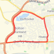 New Hall lane, Chorley Old Road loop run