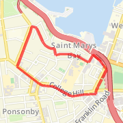 A 2.94 km run mapped on Mon Jul 23 2012