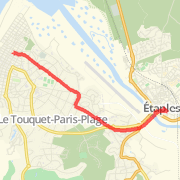 3.28 mi Walk in Le Touquet on 23 Jul 2012 12:50