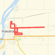 Rode 7.14 mi on 7/23/2012
