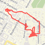 1.76 mi Walk in Le Touquet on 24 Jul 2012 15:43