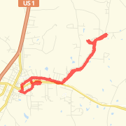 8.36 mi Road Cycling in Franklinton on Jul 24, 2012 11:01 AM