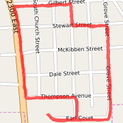 Ran 1.54 mi on 07/24/2012