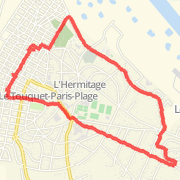 4.41 mi Walk in Le Touquet on 24 Jul 2012 19:23