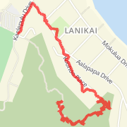 1.69 mi Hike in Kailua on Jul 24, 2012 2:26 PM