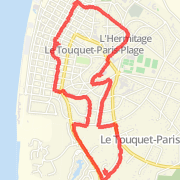 4.37 mi Walk in Le Touquet on 25 Jul 2012 12:36