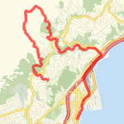 Ngaio Gorge to Crows Nest 10/27/2009 Route