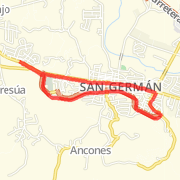 3.96 mi Run in San Germ&aacute;n on Jul 25, 2012 7:56 AM