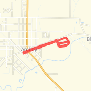 Ran 2.54 mi on 07/25/2012