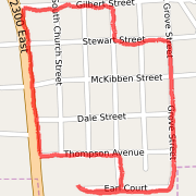 Ran 1.54 mi on 07/25/2012