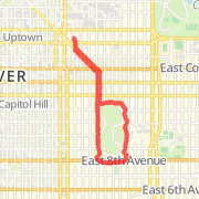 4.18 mi Hike in Denver on Jul 25, 2012 2:14 PM