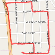Ran 1.53 mi on 07/27/2012
