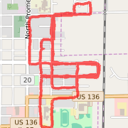 Rode 5.40 mi on 7/27/2012