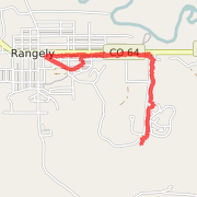 3.01 mi Run in Rangely on Jul 27, 2012 8:41 PM