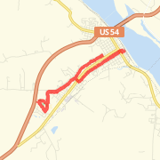 5.03 mi Run in Louisiana on Jul 28, 2012 7:49 AM