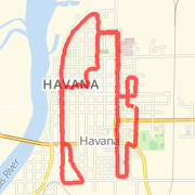 7.01 mi Run in Havana on Jul 28, 2012 8:10 AM