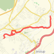 9.71 mi Run in Archbald on Jul 28, 2012 9:35 AM