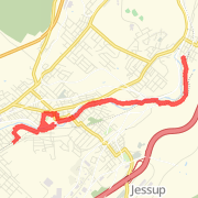 10.08 mi Run in Archbald on Jul 28, 2012 9:38 AM