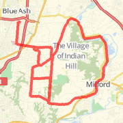 26.21 mi Road Cycling in Cincinnati on Jul 28, 2012 9:13 AM