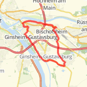 16.87 km Road Cycling in Ginsheim-Gustavsburg on 29.07.2012 12:34