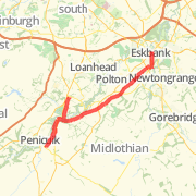 A 10.85 mi fitness mapped on Sun Jul 29 2012