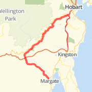 South Hobart - Margate via Mt Wellington