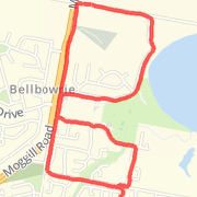 5.05 km Run in Moggill on 31/07/2012 6:37 PM