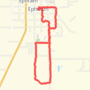 4.12 mi Run in Ephraim on Jul 31, 2012 10:35 AM