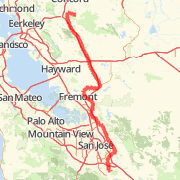 Walnut Creek to San Jose