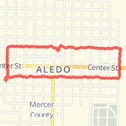 2.08 mi Run in Aledo on Jul 31, 2012 7:10 PM