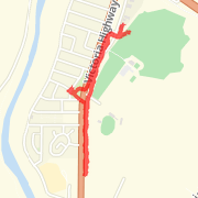 3.34 km Run in Katherine on 01/08/2012 5:56 PM