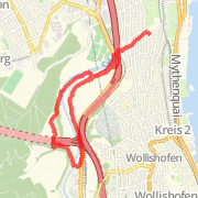 4.84 km Run in Zurich on Aug 1, 2012 10:51 AM