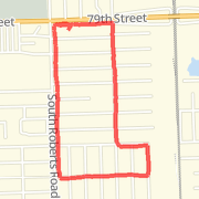 2.00 mi Run in Bridgeview on Aug 1, 2012 5:14 AM
