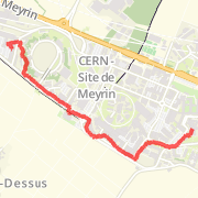 1.81 km Walk in Saint-Genis-Pouilly on 01/08/2012 13:01