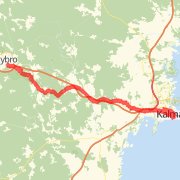 72.82 km Road Cycling in Nybro on 1 aug 2012 13:06