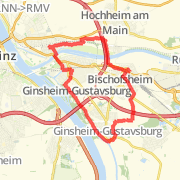 18.55 km Road Cycling in Ginsheim-Gustavsburg on 01.08.2012 19:59