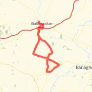 A 55.55 km ride mapped on Wed Aug 1 2012