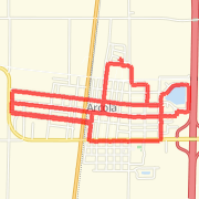 7.36 mile Touring Bike in Arcola on Aug 1, 2012 at 07:09 pm