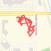 0.83 mi Run on Aug 2, 2012 2:46 PM