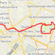 2.80 mi Walk in Paris on 3 Aug 2012 13:50