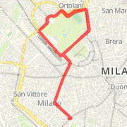 Parco sempione 9km