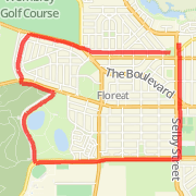11/18/2009 Route Run route image