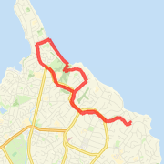 Eastern Beach  Run route image