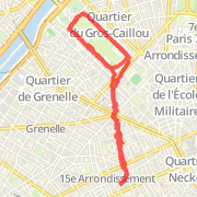 6.90 km Walk in Paris on 6 ao&ucirc;t 2012 19:57
