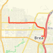 Rode 3.70 mi on 8/6/2012