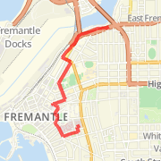 walk from alma st to east freo