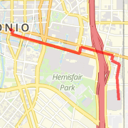 Drury Plaza to AlamoDome, San Antonio TX