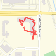 0.38 mi Run on Aug 7, 2012 10:19 AM
