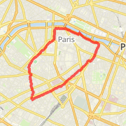 8.93 km Walk in Paris on 7 ao&ucirc;t 2012 20:00