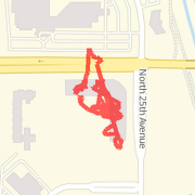 0.78 mi Run in Phoenix on Aug 7, 2012 2:51 PM